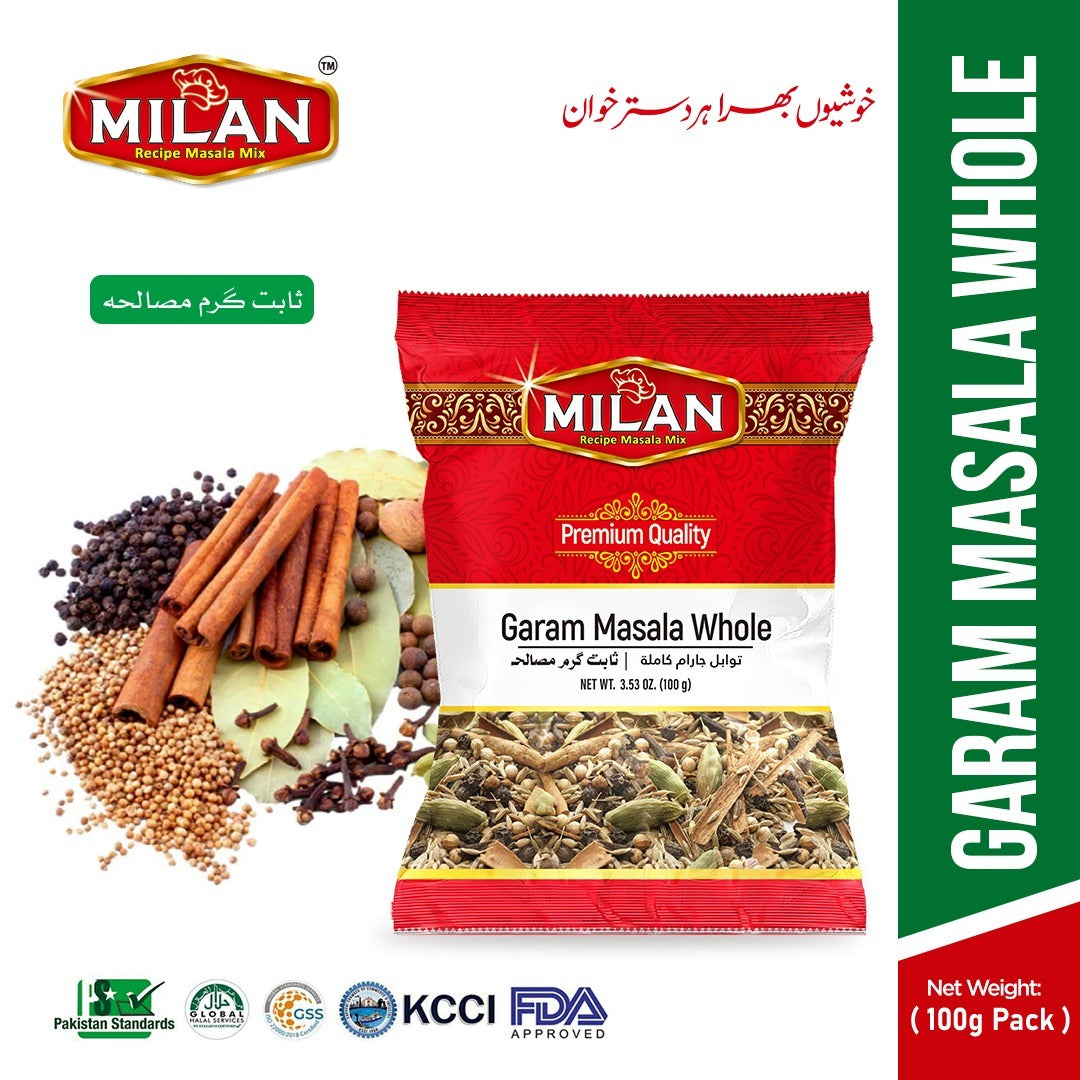 Nanki Sabut (Whole) Garam Masala - 100 gm