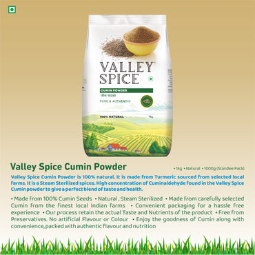 Valley Spice Cumin Powder 100g (Pack of 2) | Natural Jeera