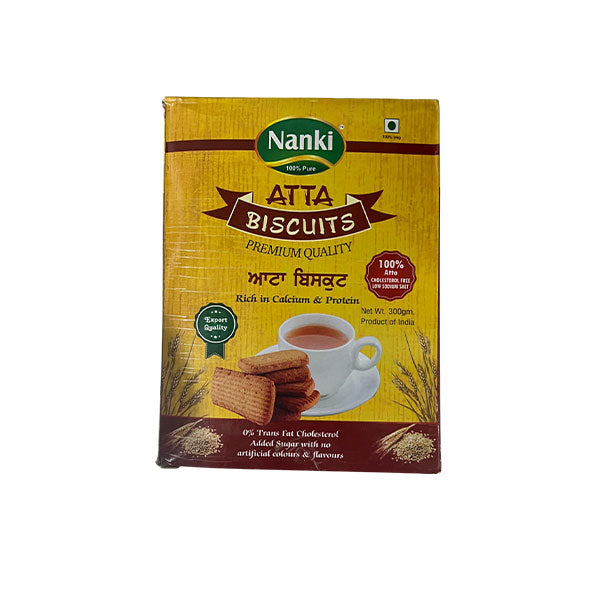 Snacks-Nanki Atta Biscuits-300gms